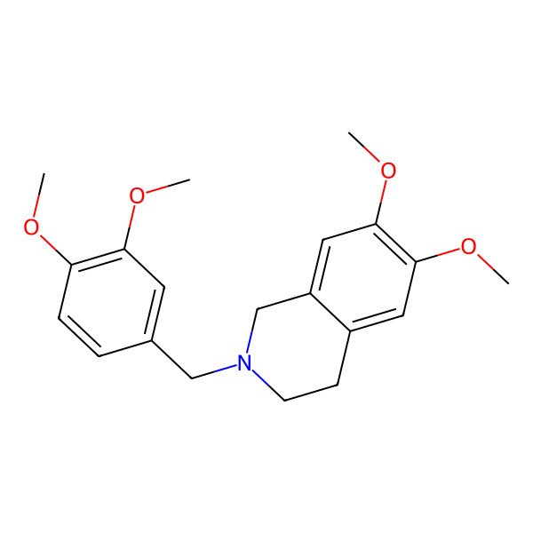 2D Structure of 2-(3,4-Dimethoxybenzyl)-6,7-dimethoxy-1,2,3,4-tetrahydroisoquinoline