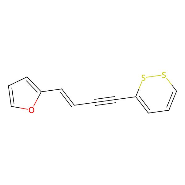2D Structure of 2-[4-(Dithiin-3-yl)but-1-en-3-ynyl]furan
