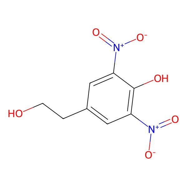 2D Structure of 2-(4-Hydroxy-3,5-dinitrophenyl)-ethanol