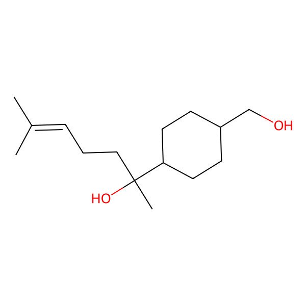2D Structure of 2-[4-(Hydroxymethyl)cyclohexyl]-6-methylhept-5-en-2-ol