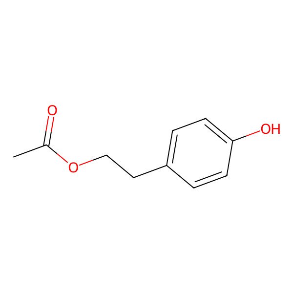 2D Structure of 2-(4-Hydroxyphenyl)ethyl acetate 2D Structure of 2-(4-Hydroxyphenyl)ethyl acetate