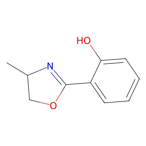 2D Structure of 2-(4-Methyl-4,5-dihydro-1,3-oxazol-2-yl)phenol
