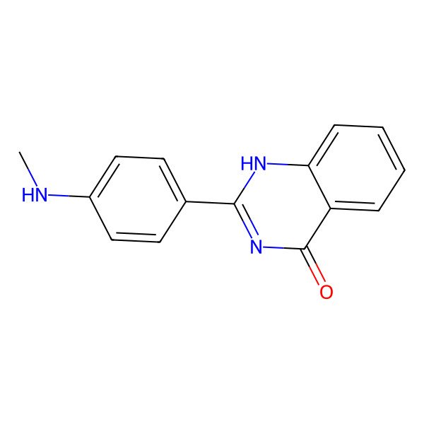 2D Structure of 2-[4-(methylamino)phenyl]-1H-quinazolin-4-one
