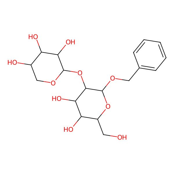2D Structure of 2-[4,5-Dihydroxy-6-(hydroxymethyl)-2-phenylmethoxyoxan-3-yl]oxyoxane-3,4,5-triol