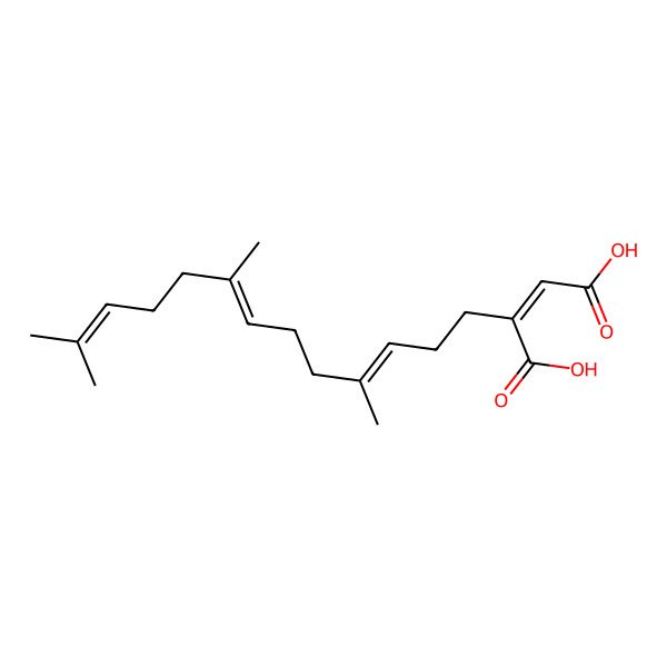 2D Structure of 2-(4,8,12-Trimethyltrideca-3,7,11-trienyl)but-2-enedioic acid