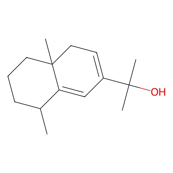 2D Structure of 2-[(4aS,8S)-4a,8-dimethyl-5,6,7,8-tetrahydro-4H-naphthalen-2-yl]propan-2-ol