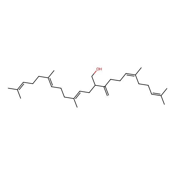 2D Structure of 2-(6,10-Dimethylundeca-1,5,9-trien-2-yl)-5,9,13-trimethyltetradeca-4,8,12-trien-1-ol