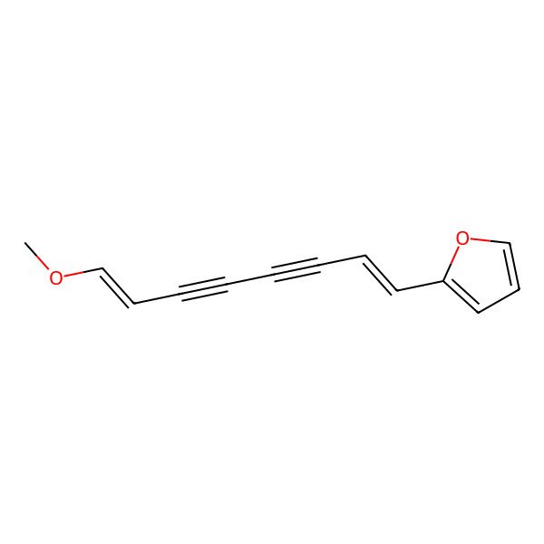 2D Structure of 2-(8-Methoxyocta-1,7-dien-3,5-diynyl)furan