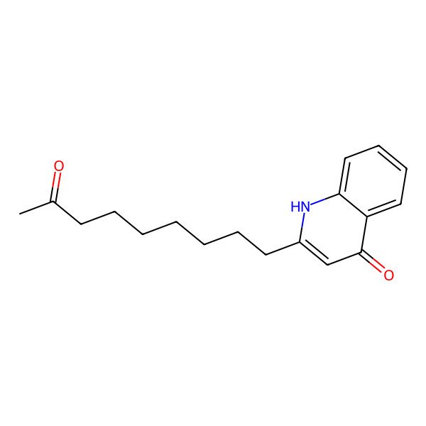 2D Structure of 2-(8-oxononyl)-1H-quinolin-4-one