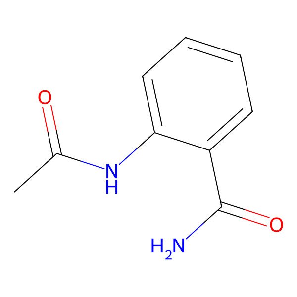 2D Structure of 2-(Acetylamino)benzamide