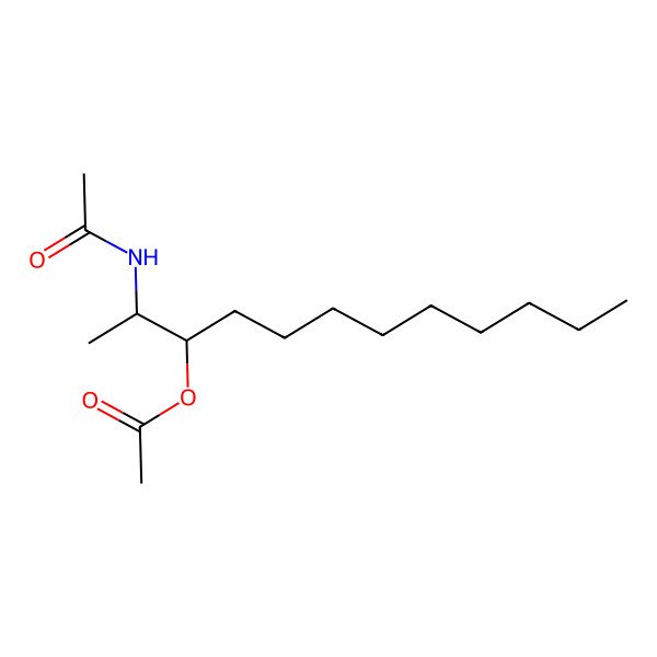 2D Structure of 2-Acetamidododecan-3-yl acetate