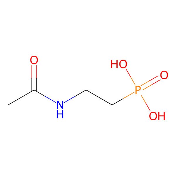 2D Structure of 2-Acetamidoethylphosphonate
