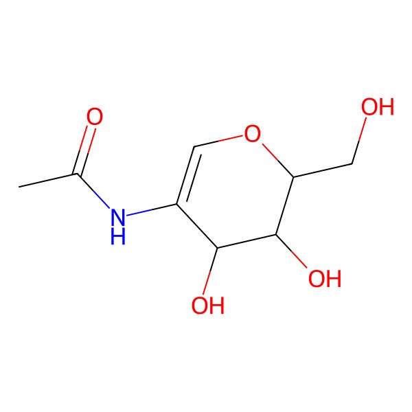 2D Structure of 2-Acetamidoglucal
