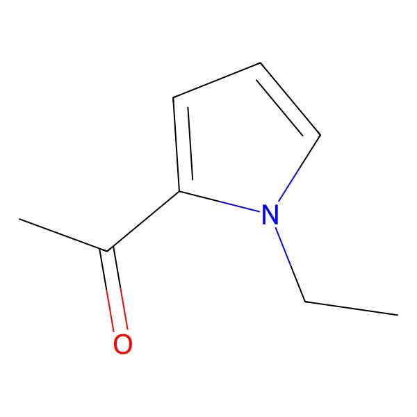 2D Structure of 2-Acetyl-1-ethylpyrrole