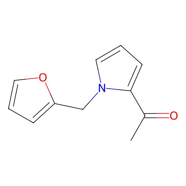 2D Structure of 2-Acetyl-1-furfurylpyrrole
