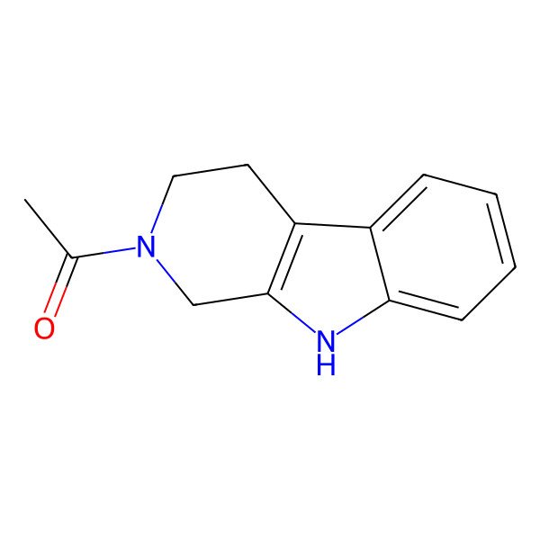 2D Structure of 2-Acetyl-1,2,3,4-Tetrahydro-Beta-Carboline