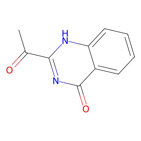 2D Structure of 2-acetyl-1H-quinazolin-4-one