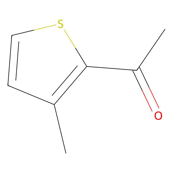 2D Structure of 2-Acetyl-3-methylthiophene