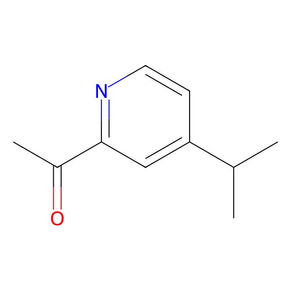 2D Structure of 2-Acetyl-4-isopropylpyridine