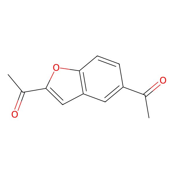 2D Structure of 2-Acetyl-5-acetylbenzofuran