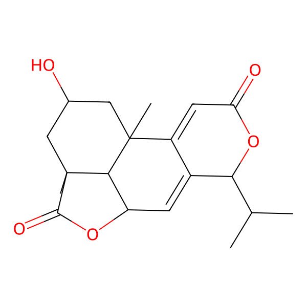 2D Structure of 2-alpha-Hydroxynagilactone