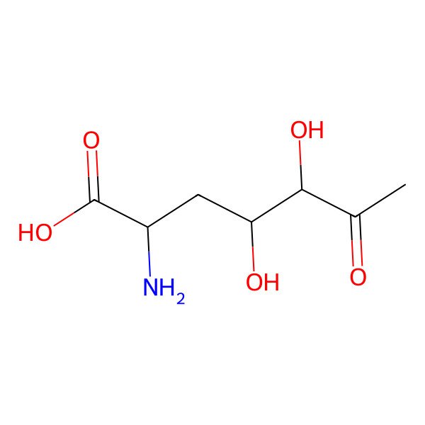 2D Structure of 2-amino-2,3,7-trideoxy-D-lyxo-hept-6-ulosonic acid