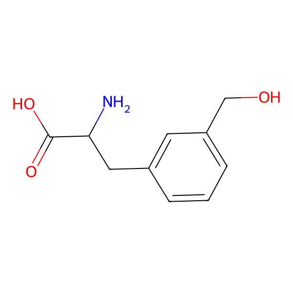 2D Structure of 2-Amino-3-[3-(hydroxymethyl)phenyl]propanoic acid