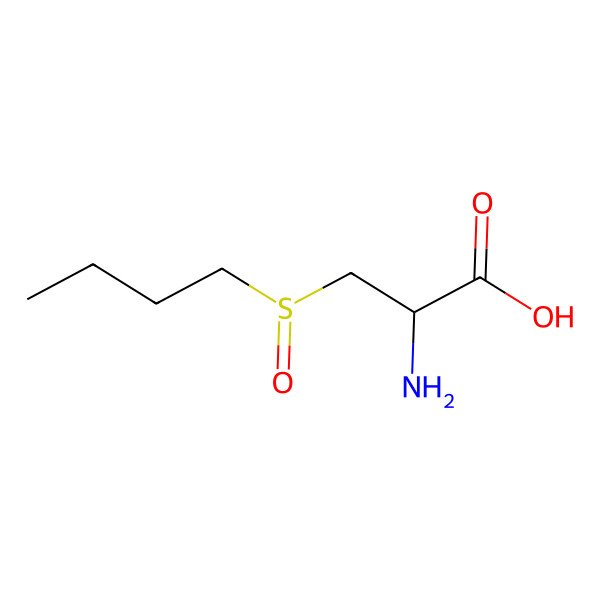 2D Structure of 2-Amino-3-butylsulfinylpropanoic acid