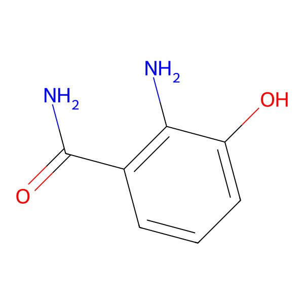 2D Structure of 2-Amino-3-hydroxybenzamide