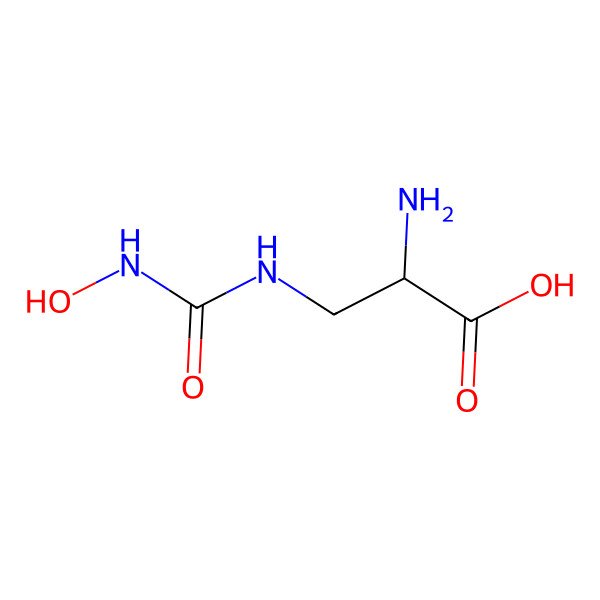 2D Structure of 2-Amino-3-(hydroxycarbamoylamino)propanoic acid