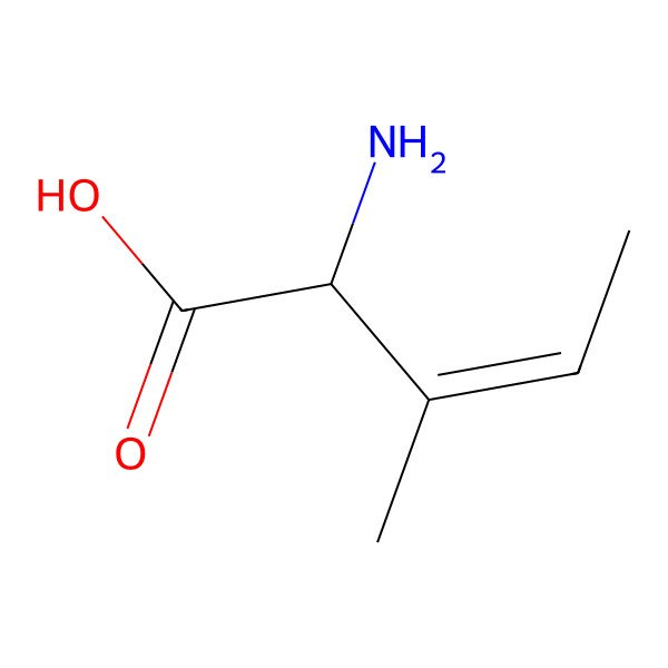 2D Structure of 2-Amino-3-methylpent-3-enoic acid 2D Structure of 2-Amino-3-methylpent-3-enoic acid