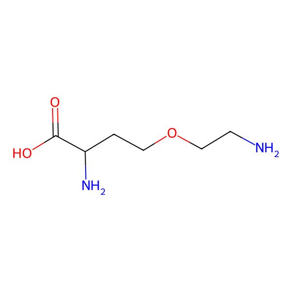 2D Structure of 2-Amino-4-(2-amino-ethoxy)-butyric acid