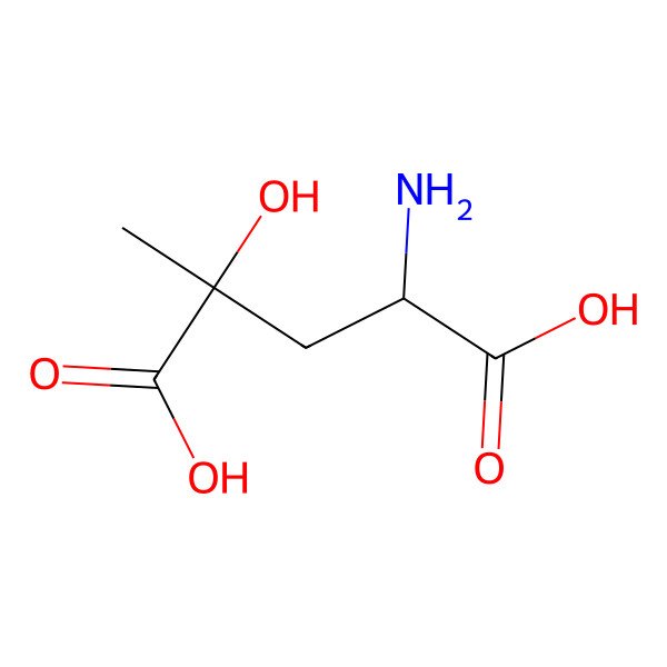 2D Structure of 2-Amino-4-hydroxy-4-methylpentanedioic acid 2D Structure of 2-Amino-4-hydroxy-4-methylpentanedioic acid