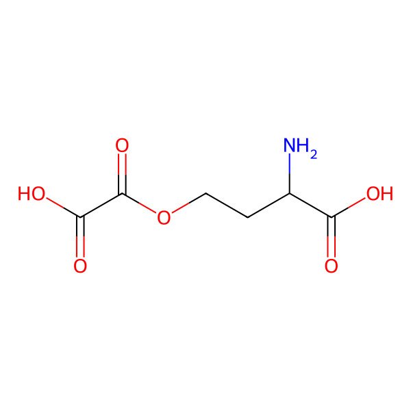2D Structure of 2-Amino-4-oxalooxybutanoic acid
