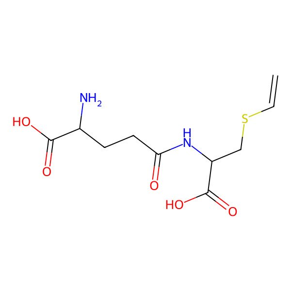2D Structure of 2-Amino-5-[(1-carboxy-2-ethenylsulfanylethyl)amino]-5-oxopentanoic acid