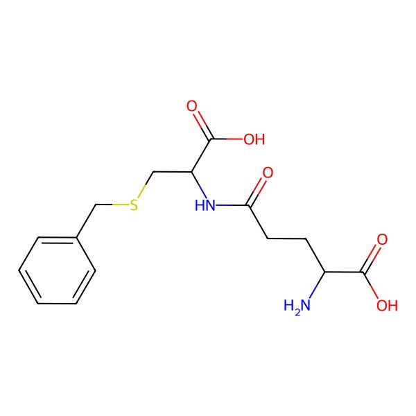2D Structure of 2-Amino-5-[(2-benzylsulfanyl-1-carboxyethyl)amino]-5-oxopentanoic acid