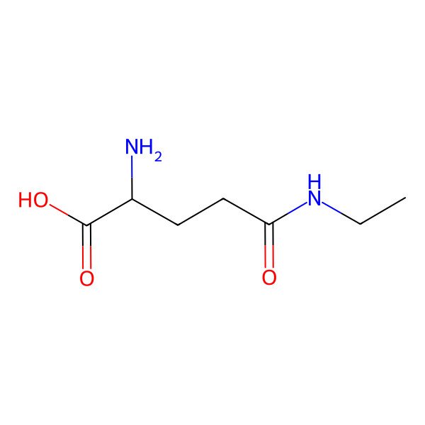 2D Structure of 2-Amino-5-(ethylamino)-5-oxopentanoic acid
