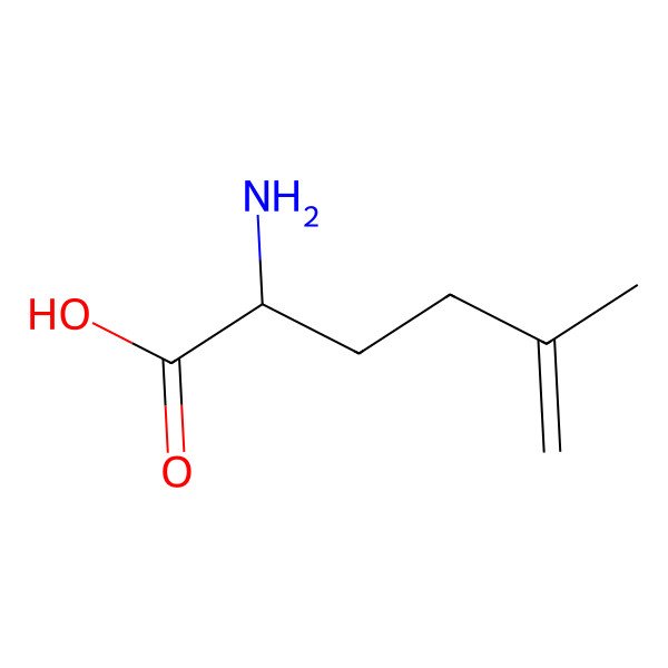 2D Structure of 2-Amino-5-methylhex-5-enoic acid