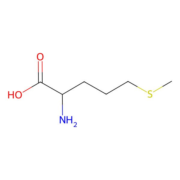 2D Structure of 2-Amino-5-(methylsulfanyl)pentanoic acid