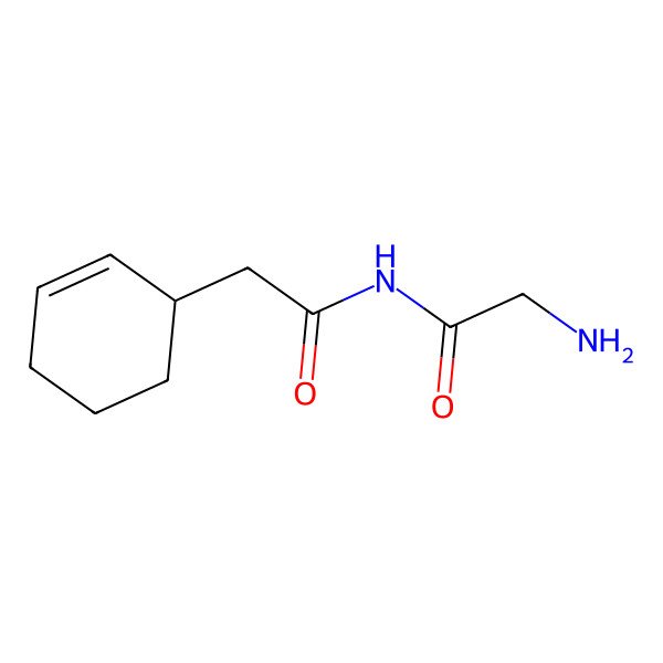 2D Structure of 2-amino-N-(2'-(cyclohex-2''-enyl)acetyl)acetimide