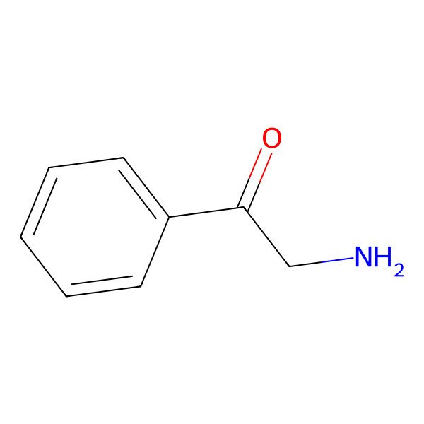 2D Structure of Phenacylamine