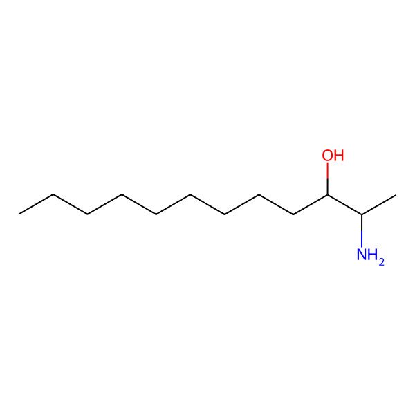 2D Structure of 2-Aminododecan-3-ol