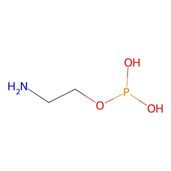 2D Structure of 2-Aminoethyl dihydrogen phosphite