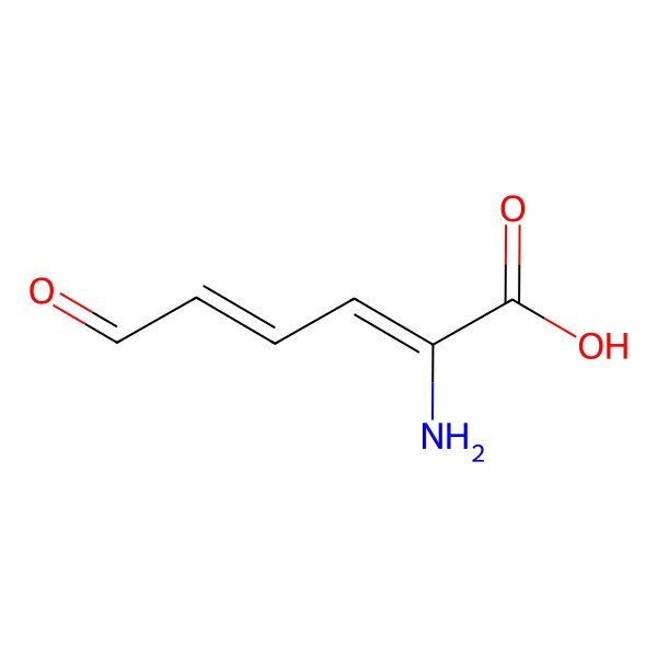 2D Structure of 2-Aminomuconic semialdehyde