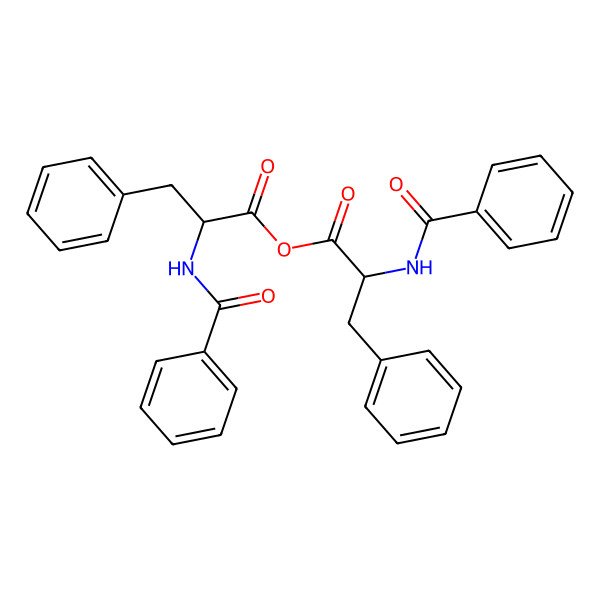 2D Structure of (2-Benzamido-3-phenylpropanoyl) 2-benzamido-3-phenylpropanoate