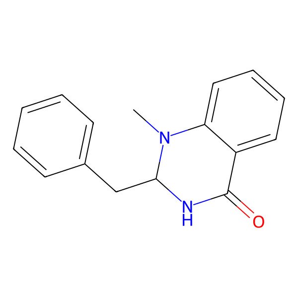 2D Structure of 2-Benzyl-1-methyl-2,3-dihydroquinazolin-4-one
