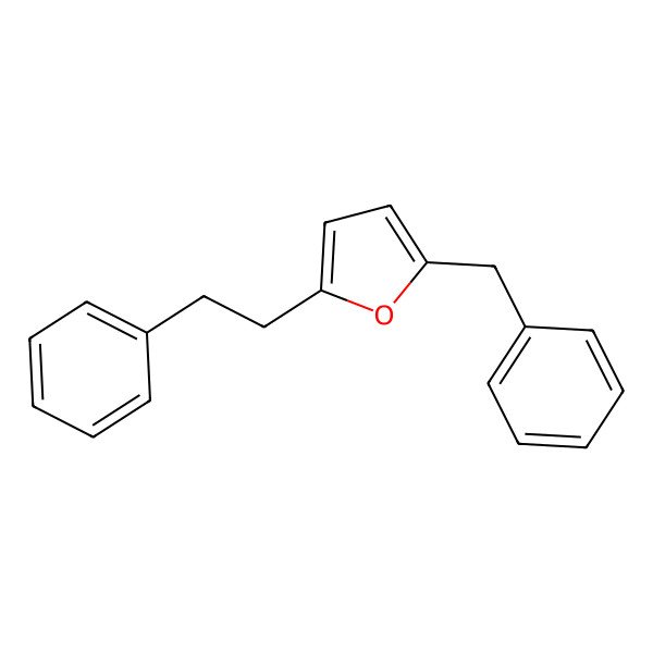 2D Structure of 2-Benzyl-5-(2-phenylethyl)furan