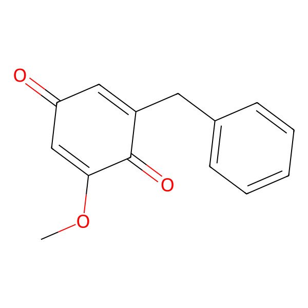 2D Structure of 2-Benzyl-6-methoxy-[1,4]benzoquinone