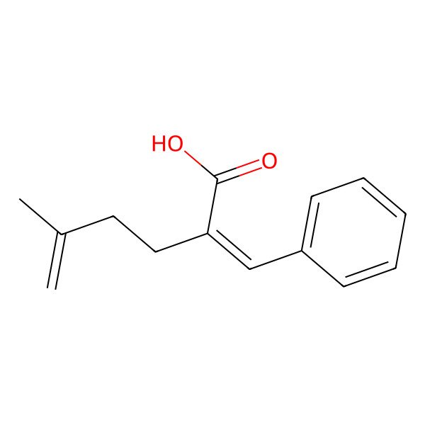 2D Structure of 2-Benzylidene-5-methylhex-5-enoic acid 2D Structure of 2-Benzylidene-5-methylhex-5-enoic acid
