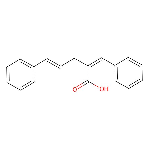 2D Structure of 2-Benzylidene-5-phenylpent-4-enoic acid